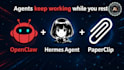 install openclaw setup, paperclip, hermes agent ai agent systems