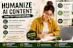 humanize and rewrite ai generated content manually