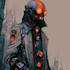 sci fi character illustration or sci fi character