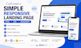 create a simple responsive website using HTML CSS and javascript