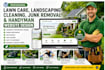 junk removal leads logo website cleaning hauling landing page facebook ads