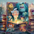 design a high quality cartoon book cover