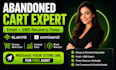 create high converting abandoned cart email sms flow