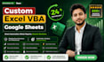 create custom excel vba macros, google sheets, automation, dashboard and reports