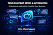 build a custom tidio chatbot automation flow support system