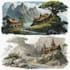 design detailed fantasy landscapes and environments