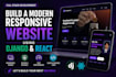 create portfolio website for developers and freelancers
