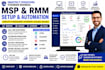 setup msp rmm and IT management system atera pulseway superops n able action one