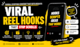 write viral instagram reel hooks and short video scripts
