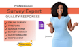 do survey design and programming on surveymonkey or qualtrics