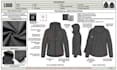 create clothing tech pack and technical flat sketch for fashion clothing design