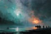 make artistic oil painting