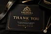 design luxury thank you cards for boutique brands