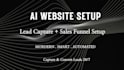 create an ai powered website with automation and chatbot