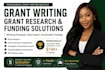 do grant writing, grant proposal, grant research, and grant application