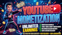 provide a fully moentized youtube channel ready for earnings
