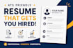 create ats friendly resume writing