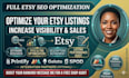 optimise your etsy listings with SEO to increase your shop visibility