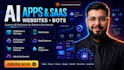 develop ai apps, ai saas, ai website and ai bots