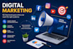 create branded promotional graphics for online campaigns