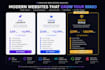 build modern animated website with premium UI UX
