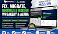 fix, migrate, modernize, design, redesign, avada, wpbakery, wordpress websites