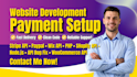 setup any payment integration, API development, website bug fix, woocommerce API