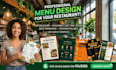 create professional digital animated food menu