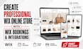 create a professional wix online store with payment integration,wix booking form