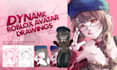 draw your roblox or minecraft avatar in a dynamic anime artstyle