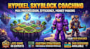 be your expert hypixel skyblock coach and optimize your progression