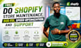 do shopify store maintenance, bug fix, speed optimization and support