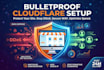 setup cloudflare, stop ddos attacks, and secure your website