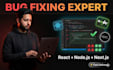 fix bugs in your react nextjs nodejs or mongodb web application