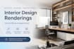 create realistic interior design renderings for home, offices and apartments
