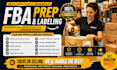 do amazon fba prep, labeling, poly bag, and kitting service