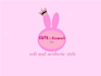 make a cute pastel logo design
