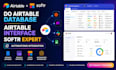 do airtable database, airtable interface, softr expert, automations integration