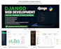 develop django web application and rest API services