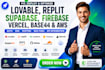 deploy replit app fix lovable firebase aws cloud supabase auth vercel base44