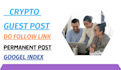provide finance and crypto guest posting on high authority