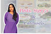 make stylish post and carousel design for your restaurant