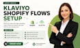 do klaviyo shopify flows setup email sequence automation crm specialist