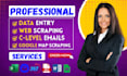 do fast web scraping cheap data entry admin work wp content uploader in 12 hours