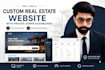 build a custom real estate website with admin dashboard
