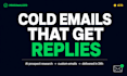 write a 4 email cold outreach sequence with icp research