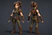 do 3d character modeling, low poly game assets and stylized modeling