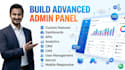 develop a modern responsive admin panel dashboard web app