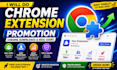 do chrome extension promotion, browser extension downloads and users