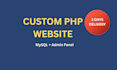 build custom PHP website with mysql database and admin panel